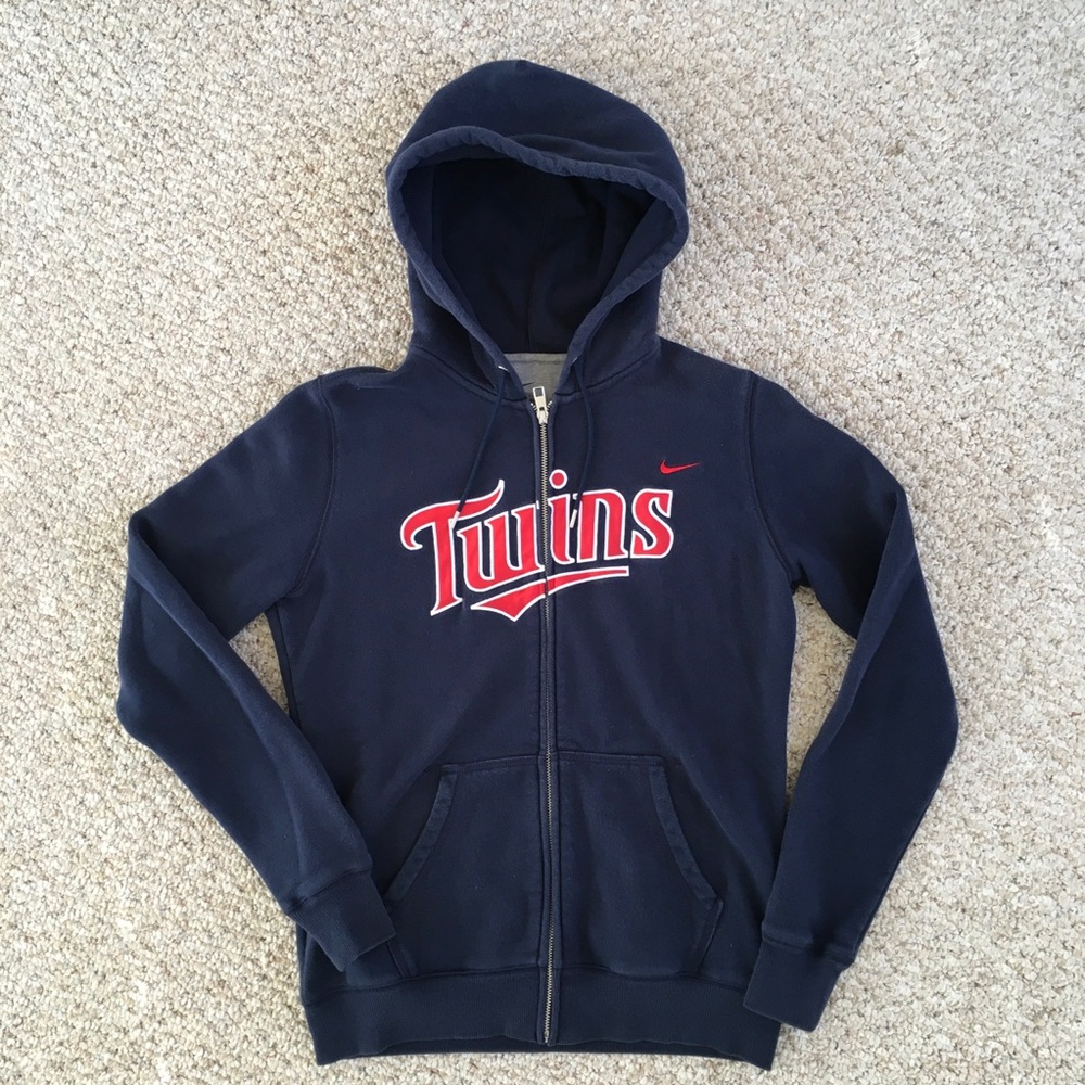 Minnesota Twins Baseball Zip Up Hoodie Sweatshirt